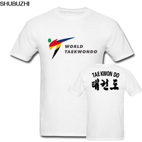 Men Shirts World Taekwondo Federation WTF T-shirt Mens Fashion Top Tee Shirt Printing Tops Tee Shirt free shipping