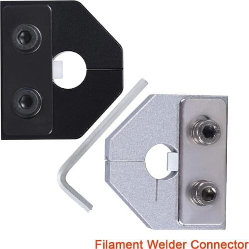 New Filament Welder Connector 1.75MM/3.0MM For 3D Printer PLA ABS Flexible Filament Ender3 PRO Consumable Welding Aluminum Block