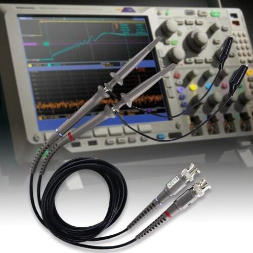 P6100 Oscilloscope Probe DC-100MHz Scope Clip Probe 100MHz