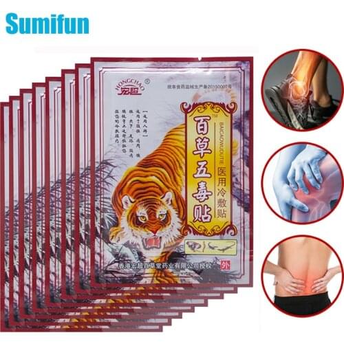 18Pcs Vietnam Red Tiger Balm Medical Plaster Back Body Herbal Pain Relief Patch Knee Neck Arthritic Joints Ache Sticker D1646