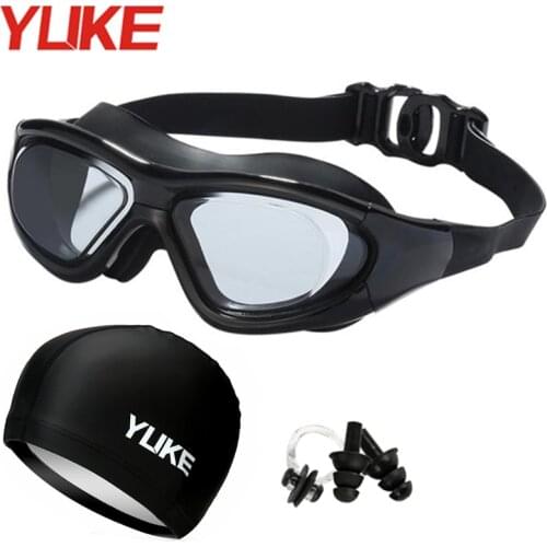 YUKE Professional Silicone Adjustable Swimming Goggles Anti-fog UV Swimming Glasses Men Women Diving Water Sports Swim Eyewear