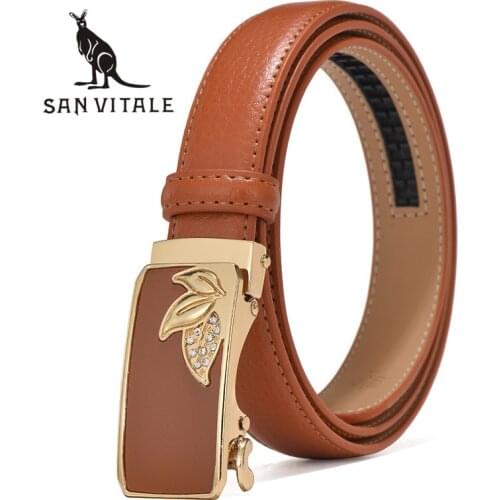 SAN VITALE Women's Belts With Automatic Buckle