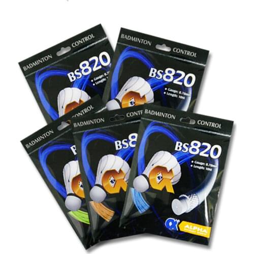 Alpha 10pcs/lot 0.7mm Badminton String Nylon Multifilament Durability Badminton String 10m Suit for Badminton Events BS820