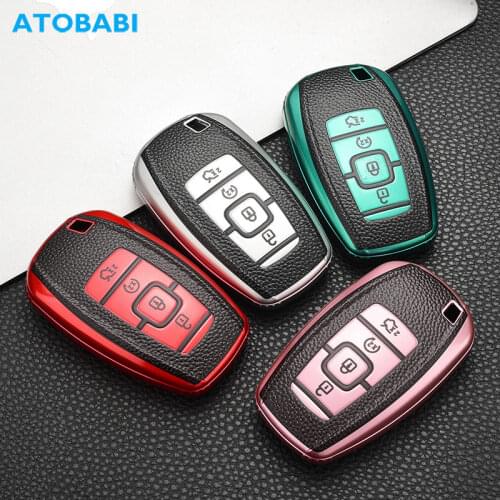 TPU Car Key Cases Smart Keychain Remote Control Protector Cover Skin For Lincoln Continental MKC MKZ Navigator 2017 2018 2019
