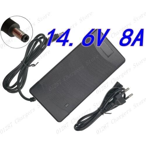 14.6V 8A LifePO4 Battery Charger For Life PO4 Battery Pack