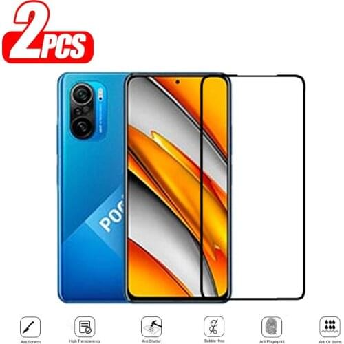 For xiaomi poco f3 m3 pro x3 protective glass for POCO F3 X3 nfc Tempered glass film Full screen Mobile phone screen protector