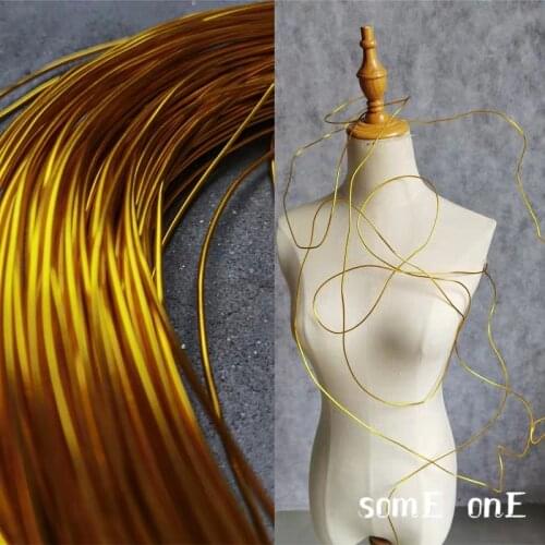 Rigid Aluminium Wire Metal Material Gold DIY hand knit Flower Support Modeling Design Decor Crafts Designer Accessories