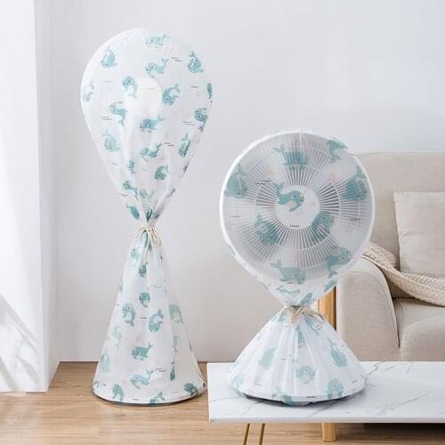 1 PC PEVA Electric Fan Covers Household Dust Cover For Electric Fans Round Waterproof And Dustproof Cover For Fan Home Decor