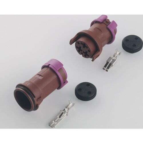 100 SET connector ecu male female wire connector fuse plug connector automotive wiring 3 pin terminal socket DJ70310-6.3-11/21