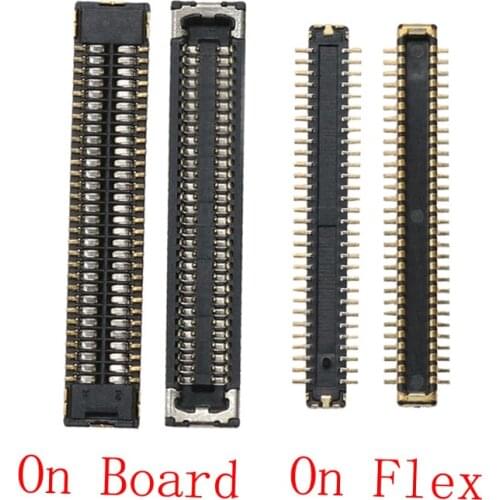 2Pcs Usb Charger Charging Dock Port Flex FPC Connector For Huawei Mate20 Mate20pro MT20 Mate 20 Pro Contact On Board Plug 60pin