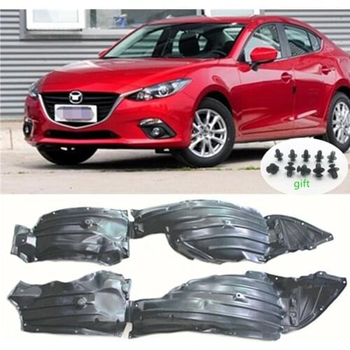Car accessories front wheel inner fender splash mud guard for Mazda 3 Axela 2014 2015 2016 2017 2018 BM BN