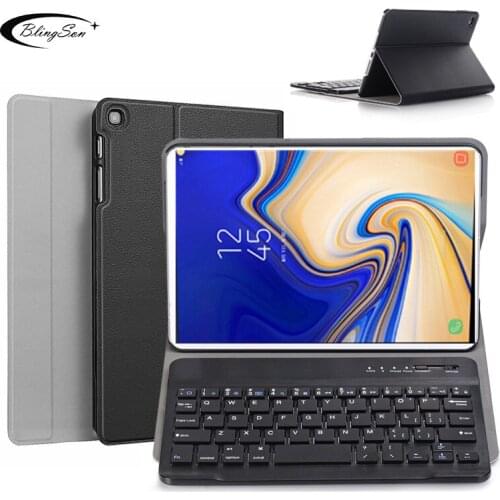 Bluetooth keyboard Tablet Case for Samsung Galaxy Tab A 8.0 2019 SM-T290 SM-T295 290 295 Wireless Keyboard Tablet Cover Leather