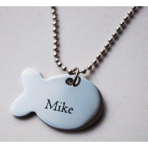 Cheap Black engraved High Polished Stainless Steel Necklace dog tag hot sales custom high polished steel engraved dog tags