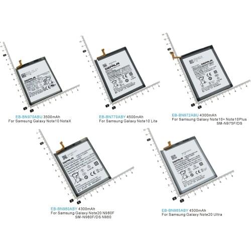 EB-BN970ABU EB-BN770ABY EB-BN972ABU EB-BN980ABY EB-BN985ABY Battery For Samsung Galaxy Note 10 Lite Plus N975 Note20 N980 Ultra