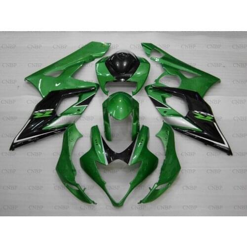 GSXR 1000 2005 - 2006 K5 Motorcycle Fairing GSX R 1000 2005 Fairing GSX R 1000 2006 Green Black Fairings