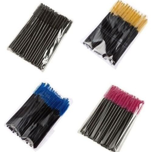 5/50 PCS Eyelash Brush Makeups Brushes Disposable Mascara Wands Applicator Eye lashes Cosmetic Brushes Maquiagem Makeup Tools