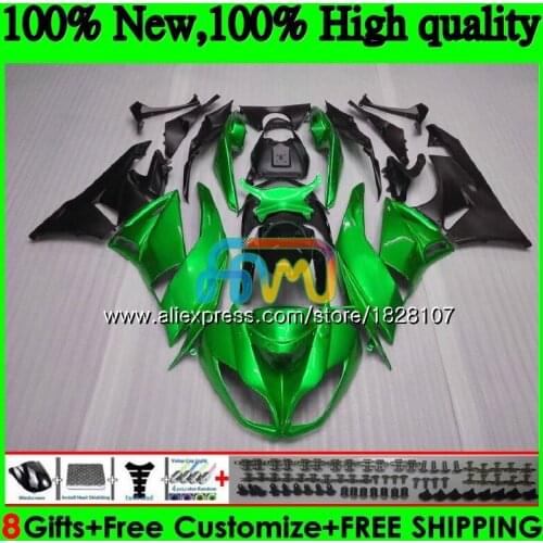 Body For KAWASAKI ZX636 ZX600 ZX-6R ZX 6R ZX 636 600CC 9BS.10 Pearl green ZX-636 ZX6R 09 10 11 12 2009 2010 2011 2012 Fairing