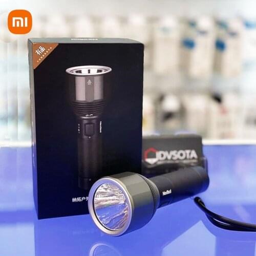 MI Flashlight 2000 Lumens Flash Light IPX7 Water Resistant Adjustable 5 Brightness Camping Running Emergency 2000 mAh Batteries