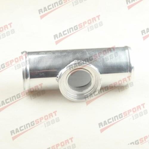 2.5" OD Aluminum Flange T Pipe For H-KS SSQV SQV BOV Blow Off Valve Adapter Pipe