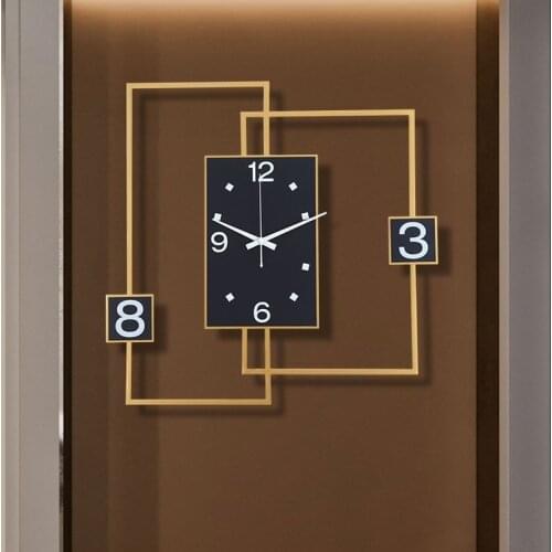 Creative Silent Wall Clock Digital Kitchen Wall Clock Living Room Nordic Horloge Murale Horloge Murale Wall Watch BA60WC