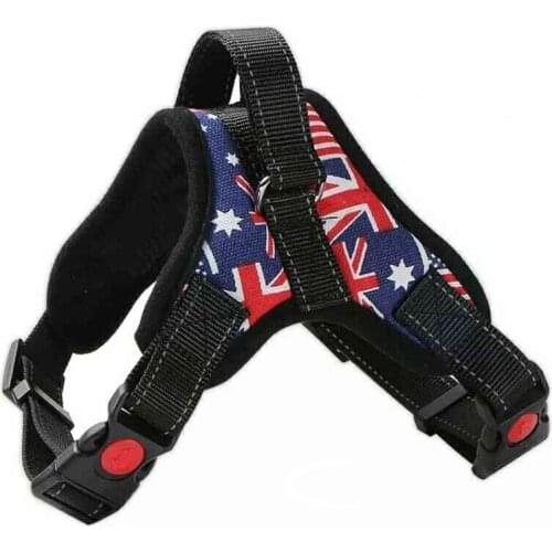 New Adjustable Dog Harness No Pull for Large Dogs Harness Nylon Dog Leash Medium Pet Supplies Vest Pet Collar Accessories