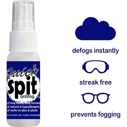 30ml Lenses Anti-Fog Spray Portable Convenient Car Windshield Defogging Treatment Agent Car Rearview Mirror Helmet Defogging Age