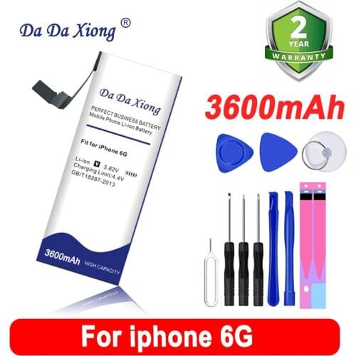 Original 3400mAh Battery For iPhone 6 For iPhone 6G 4.7'' For iPhone6 Cell Phone Battery 4.7 Inch Gift Tools+Stickers