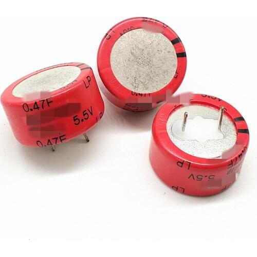 2pcs LP Series 5.5V 0.47F LP055474A Energy Storage Memory 5.5V0.47F Type C