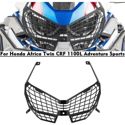 For Honda Africa Twin CRF1100L CRF 1100 Adventure Sports Motorcycle Headlight Head Light Guard Protector Cover Protection Grill