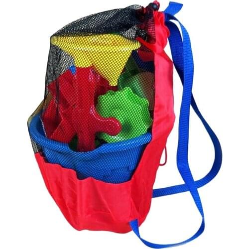 Outdoor Swimming Beach Bag Mesh Swimming Bag For Children Beach Toy Baskets Storage Bag Kids Outdoor Swimming Waterproof Bags