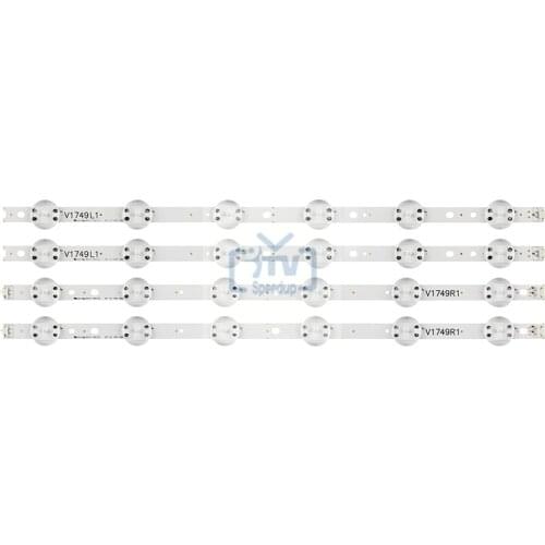 40pcs LED Backlight strip For LG 49" V17 ART3 TV 49LV340C JB3B1591A02499 49UV340C 49UJ6565 6916L-2862A 6916L-2863A LC490DGG