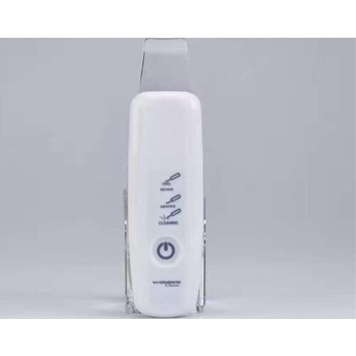 Clean Ultrasonic Microderm Face Skin Exfoliator Blackhead Acne Shovel Removal skin Machine Vibration Scrubber Peeling Massager