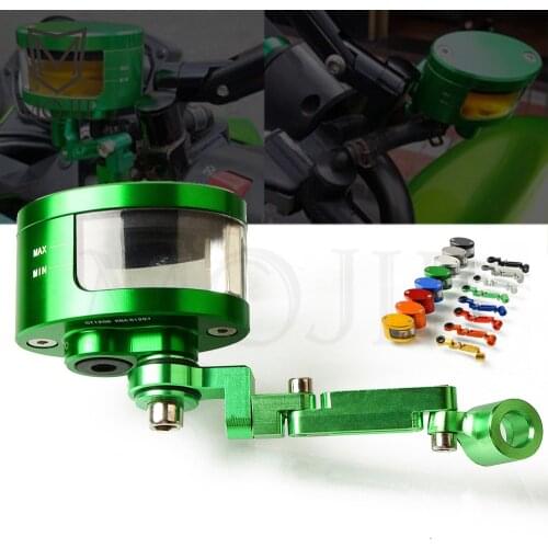 Universal Motorcycle Brake Fluid Reservoir Clutch Tank Oil Fluid Cup For Kawasaki ZX 14R 10R 6R 12R Z750 Z800 Z900 Z900RS Z1000