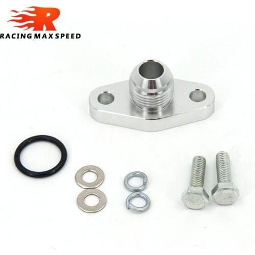 Universal Turbo Oil Return 8AN Drain Flange 38mm For KKK K03 Garrett GT15 GT17 IHI RHF4 TD04