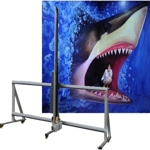 Outside 3D Wall Printer Machine Mural Decor Vertical Direct To Wall Printer For Sales