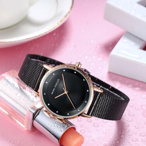 MINI FOCUS Women Watches Top Brand Waterproof Stainless Steel Quartz Watch Luxury Fashion Ladies Dress Watch Relogio Feminino