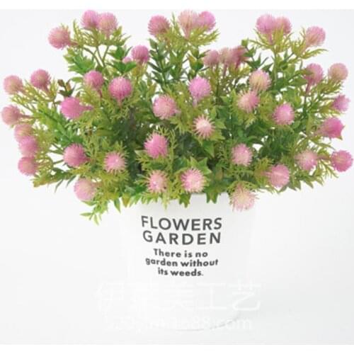 1 Piece Simulation Colorful Aquatic Berry Flower Wall Mounted Persian Wedding Decoration Home Decoration Fresh Wind Green Plant