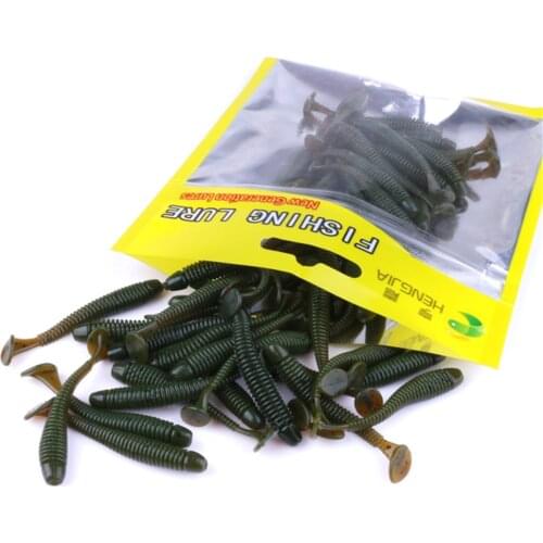 50PCS/lot Jigging Fishing Lures 39g Artificial Silica Gel Floating SwimBaits Soft Bait Trout Lure Carp Tackle 10 Color