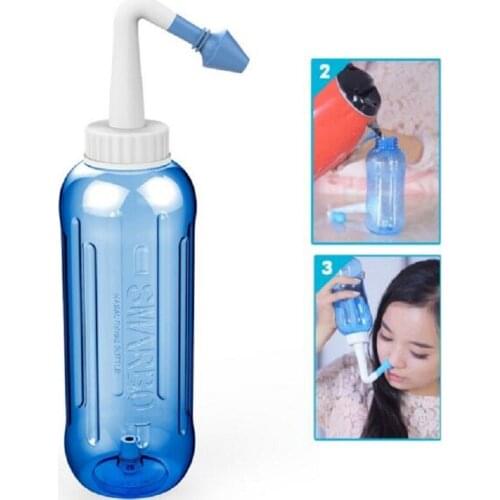 500ML Nasal Nose Cleaner Bottle Nasal Irrigator Nasal Wash Pot Saline Baby allergic rhinitis Nose Care Tool