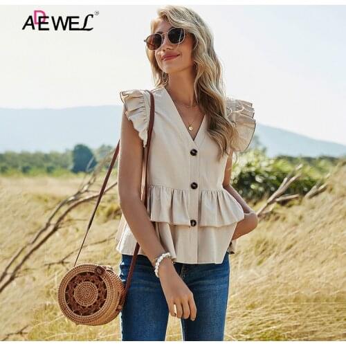 Летние блузки ADEWEL China At AliExpress