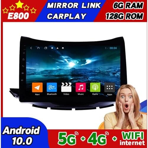 6GB Ram 128GB Rom 2Din Car Radio For Chevrolet TRAX 2018 GPS NAVIGATION Android 10 Multimedia Player Autoradio Bluetooth Stereo