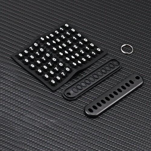 Anti-lost car keychain phone number card key ring for Buick Regal Lacrosse Excelle GT/XT/GL8/ENCORE/Enclaves/Envision/Park Avenu