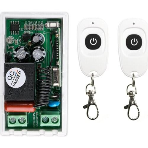 220 v 1 ch RF wireless remote control switch 1 receiver+2 transmitter More simple