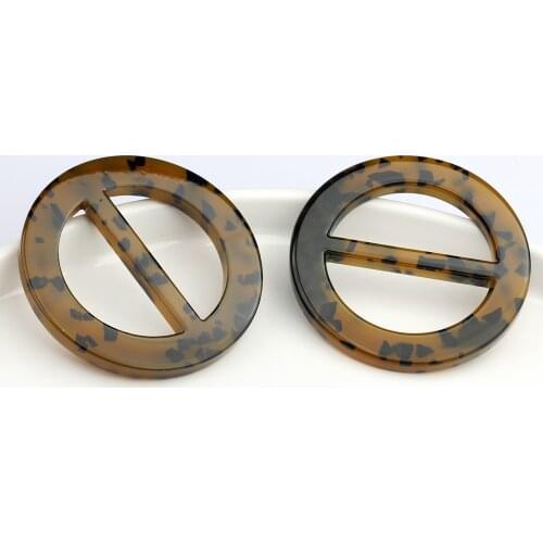 Acetic Acid Resin Exaggerated Big Round Charms Pendants 1pcs 7*79mm For DIY Fashion Jewelry Making Finding Accessories