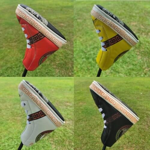 Golf blade putter head cover PU golf club head cover 4 colors unisex personalized gift