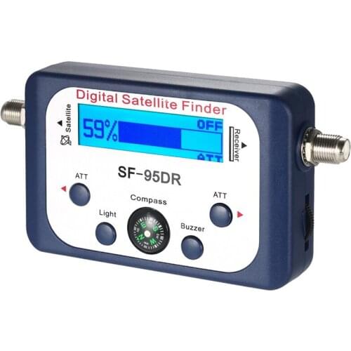 Digital Displaying Satellite Finder SF-95DR Meter TV Signal Finder SF95DR for DirecTV Sat Decoder Satlink Receptor