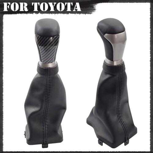 Car Gear Shift Knob Automatic Gear Knob Fit for Toyota Highlander 2015-19 Land Cruiser Prado 18-19