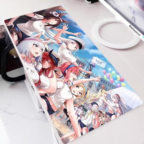Azur Lane Mouse Pad Gamer Keyboard Desk Mat Xxl Gaming Accessories Mousepad Large Anime Computer Mouse Mat Gamer Girl Mause Pad