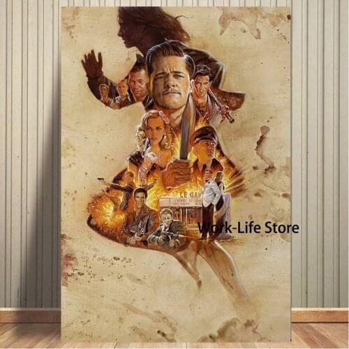 Inglourious Basterds Movie Classic Film Vintage Painting Art Poster Print Canvas Home Decor Picture Wall Print