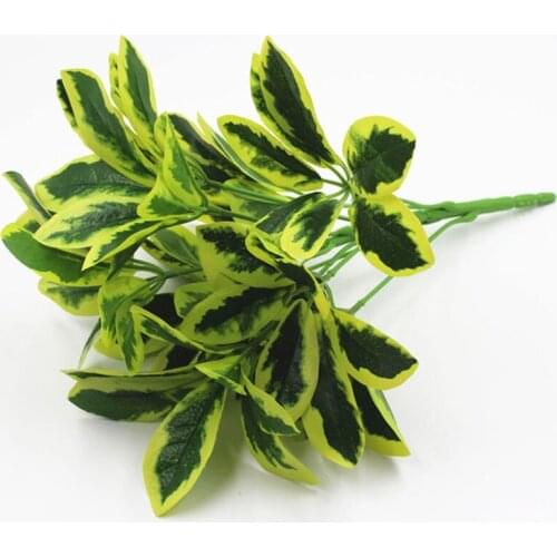 Artificial Plants Green Grass Plastic Plant Green Grass Garden Home Decoration Simulation Grass Fake Plant Leaves Decoration